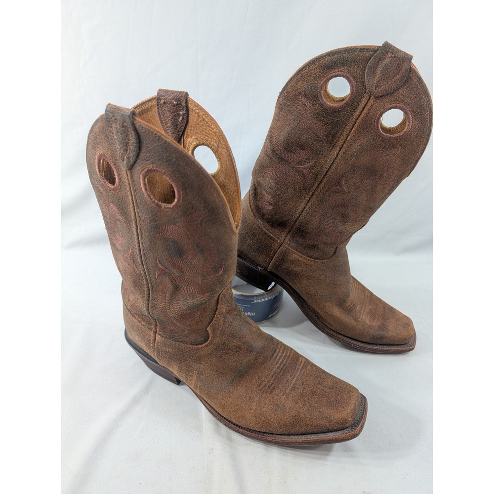 Justin Bent Rail Madera Gaucho Western Boot (Style BR611) Mens 9 D Square Toe